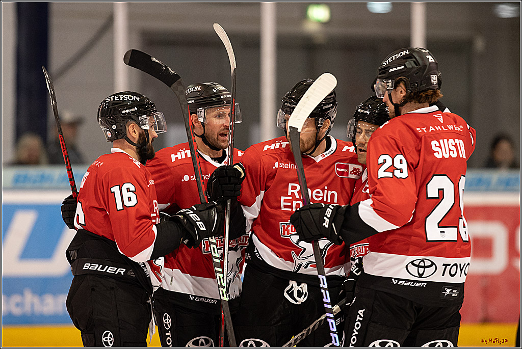 PENNY DEL 1. Testspiel Koelner Haie - Loewen Frankfurt; Koeln, 27.08.2023